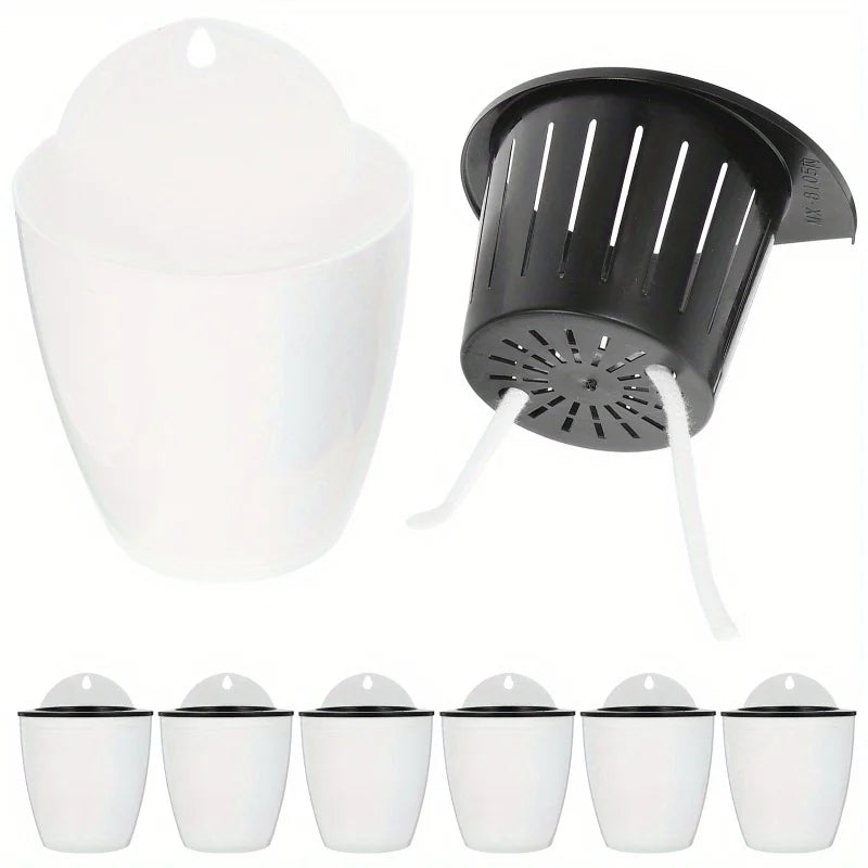 Self-Watering Hanging Wall Planter for Indoor Plants - 10
