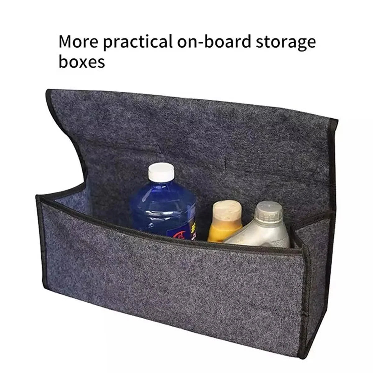 Portable Car Trunk Organizer Felt Storage Bag for Auto Tools and Gear