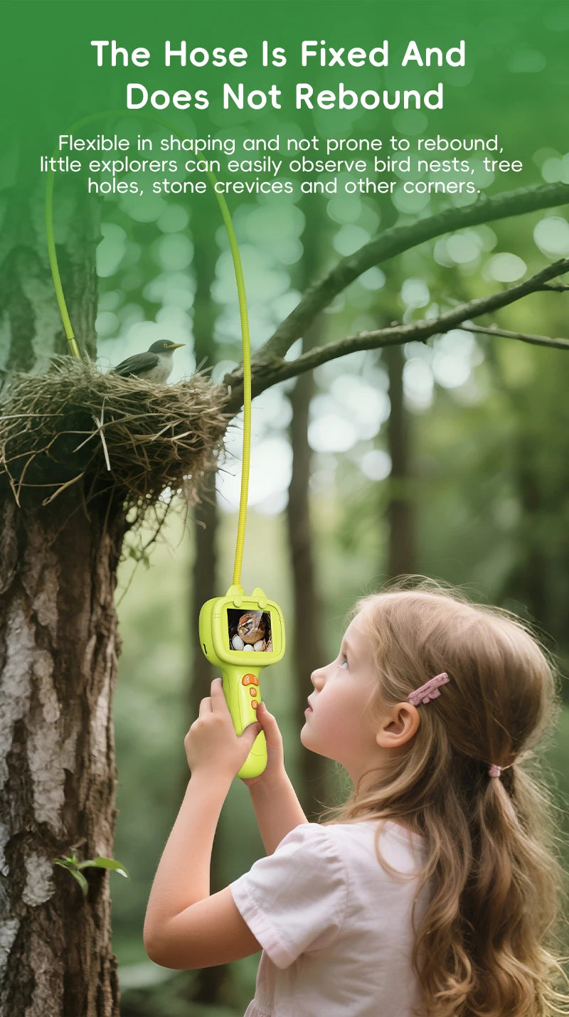 Educational HD Borescope Camera for Kids Nature Exploration - 11