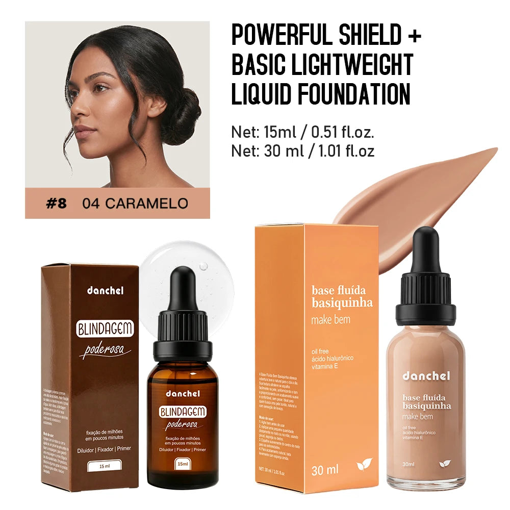 Liquid Foundation and Primer Makeup Set - 28