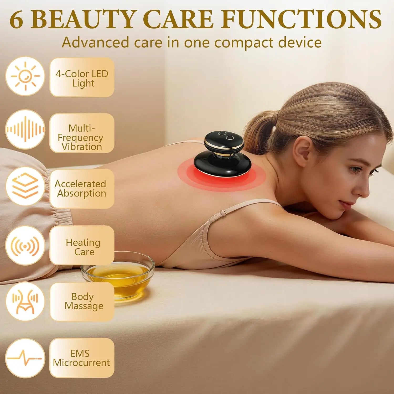 4-in-1 LED Body Sculpting and Cellulite Massage Device - 8