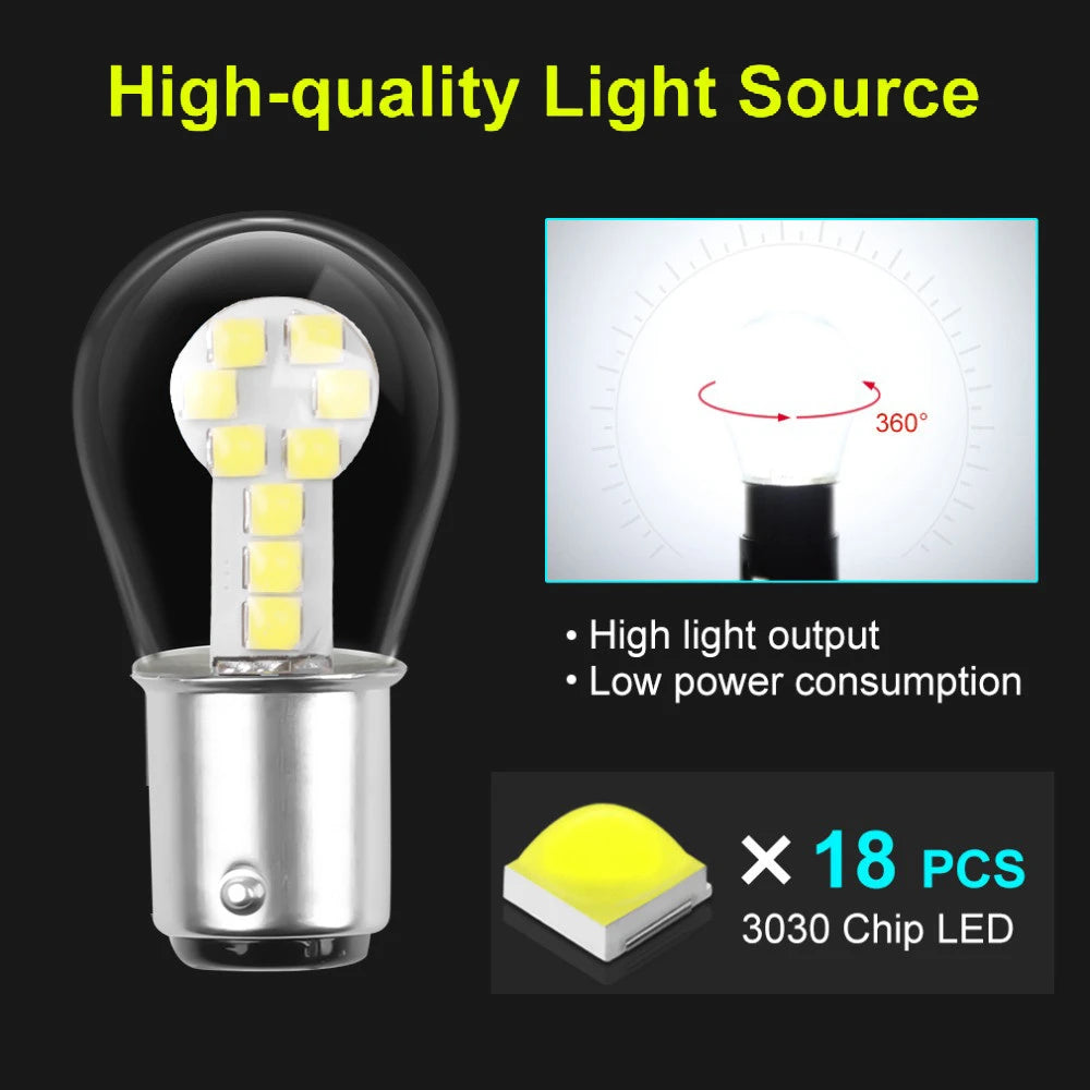 Bright LED Replacement Car Signal and Brake Light Bulb