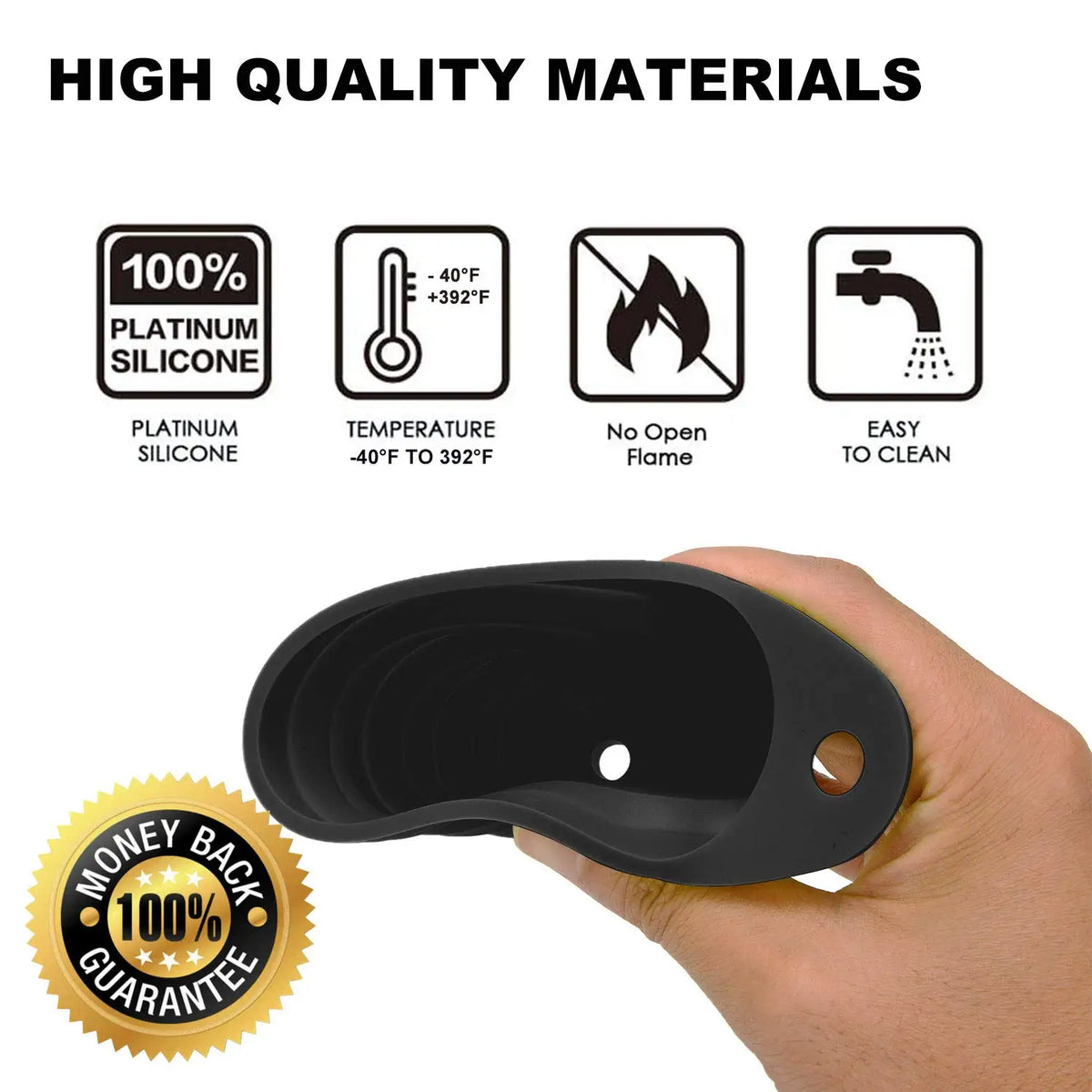 Collapsible Silicone Automotive Fluid Funnel
