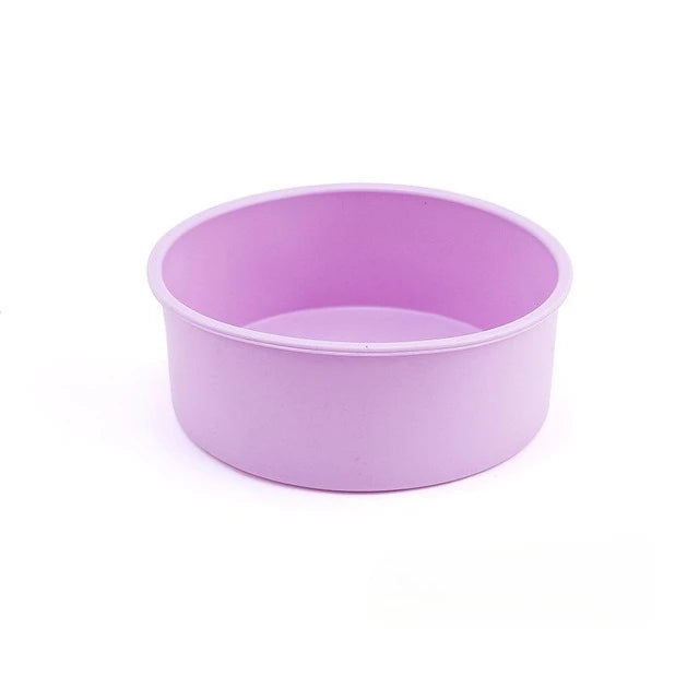 Flexible Silicone Cake Baking Mold for Round and Rectangular Cakes