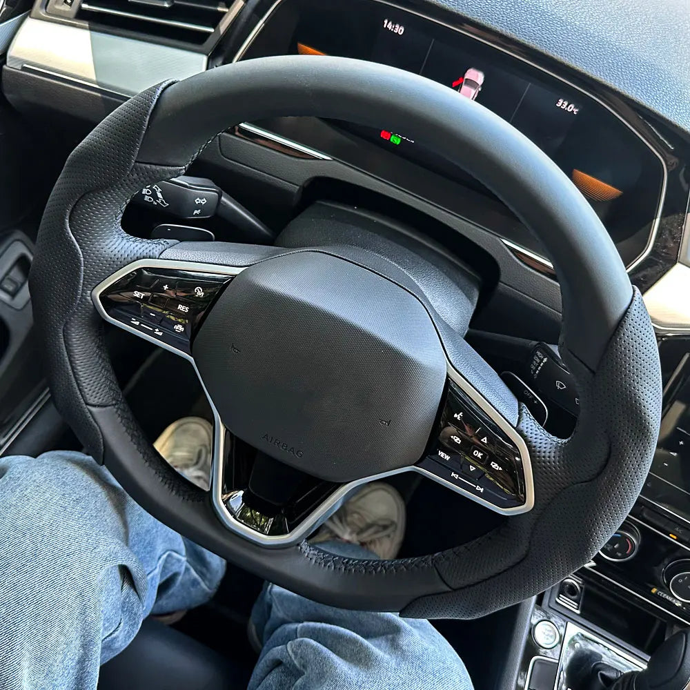 Winter Warm Plush Steering Wheel and Gear Shift Cover Set - 5