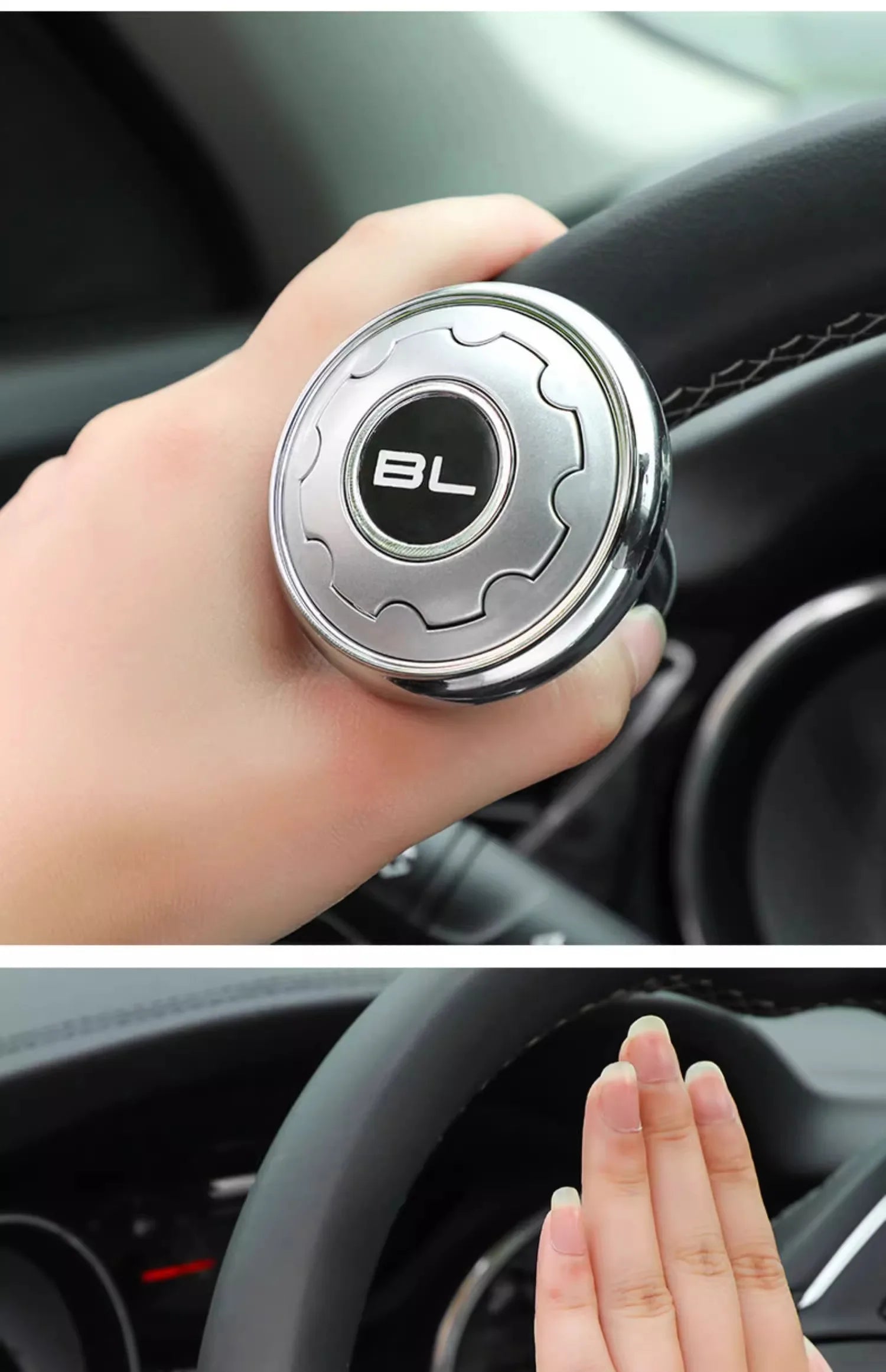Universal Steering Wheel Spinner Knob Booster - 21
