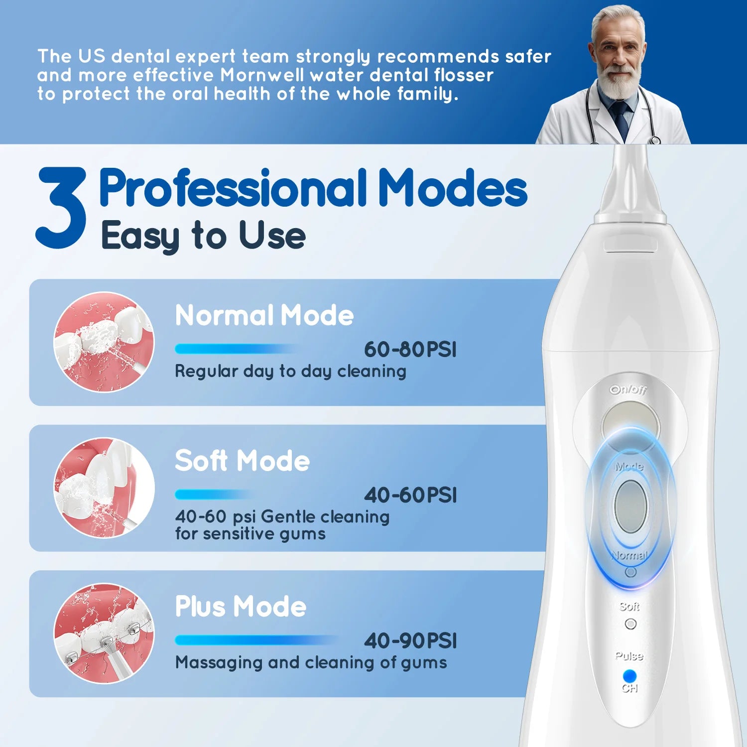 Portable Oral Irrigator and Electric Toothbrush 2-in-1 Combo Kit - 3