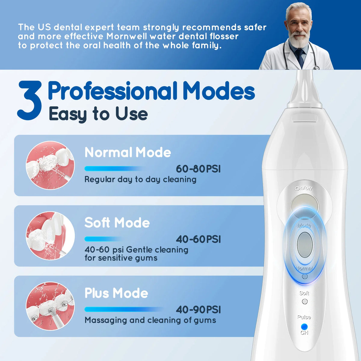 Portable Oral Irrigator and Electric Toothbrush 2-in-1 Combo Kit