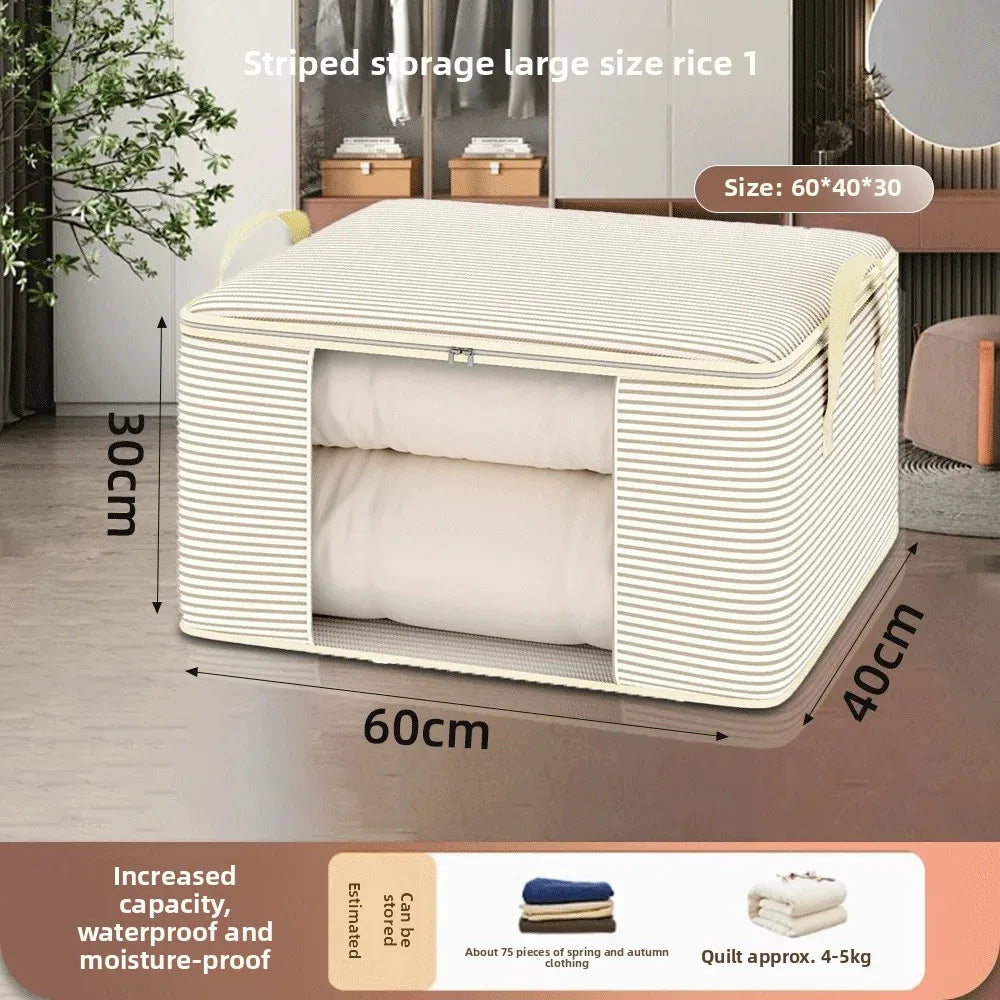 Large Foldable Quilt and Clothing Storage Organizer Bag - 14