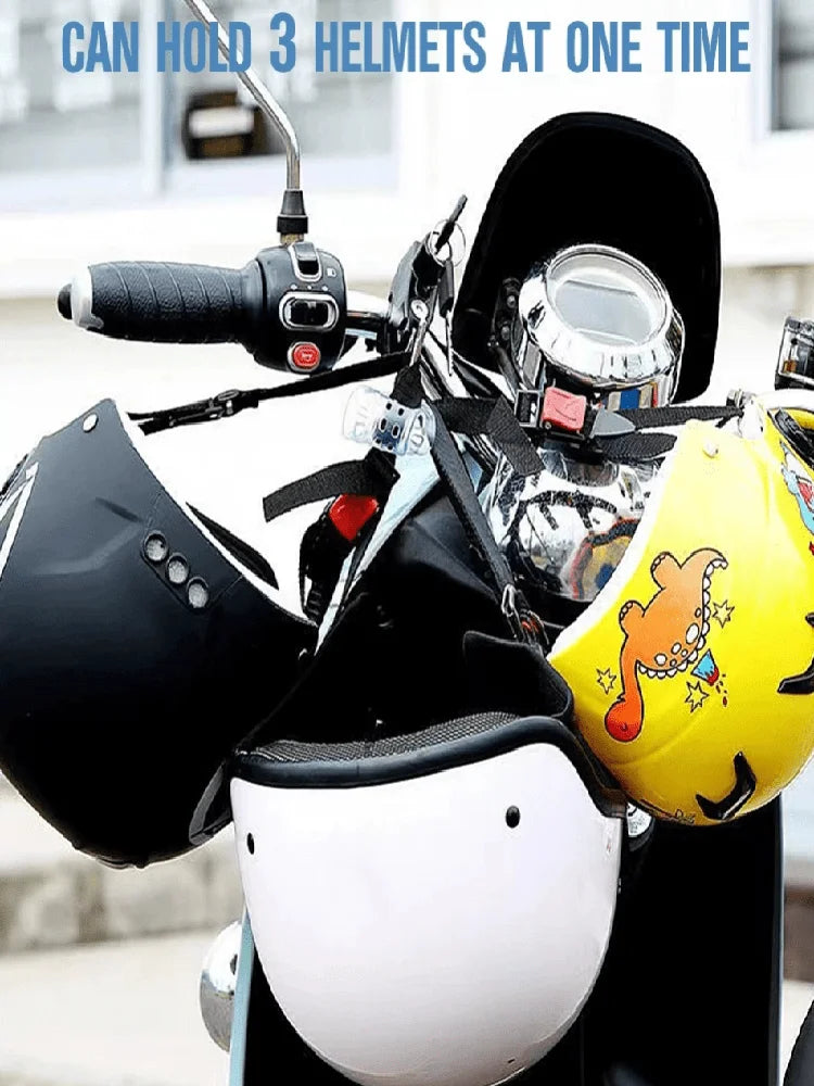 Anti-Theft Handlebar Mounted Motorcycle Helmet Lock