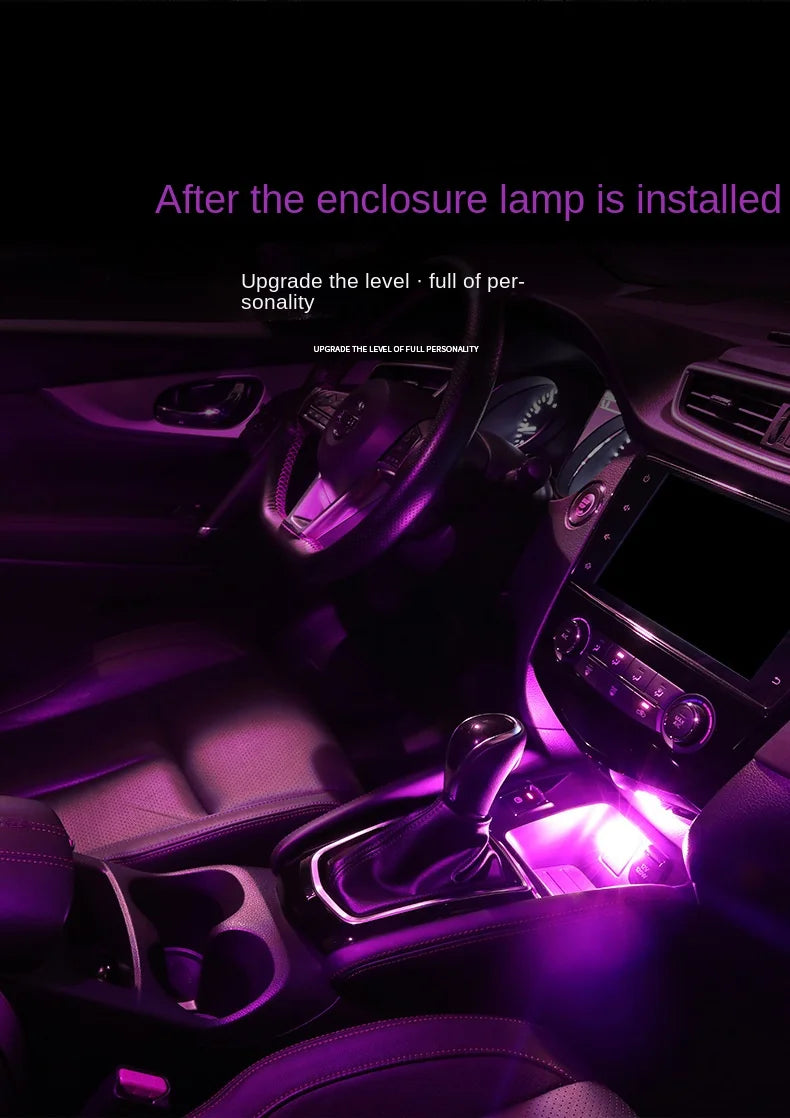 USB LED Car Interior Atmosphere Light