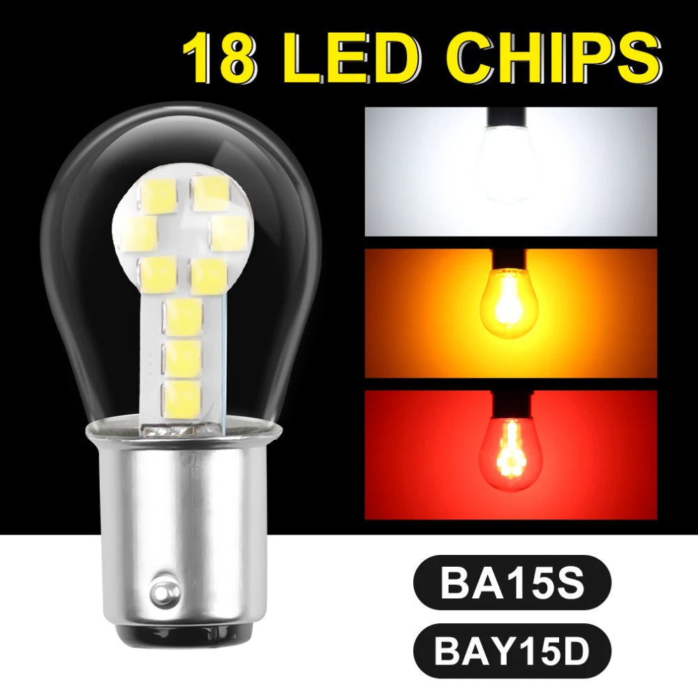 Bright LED Replacement Car Signal and Brake Light Bulb