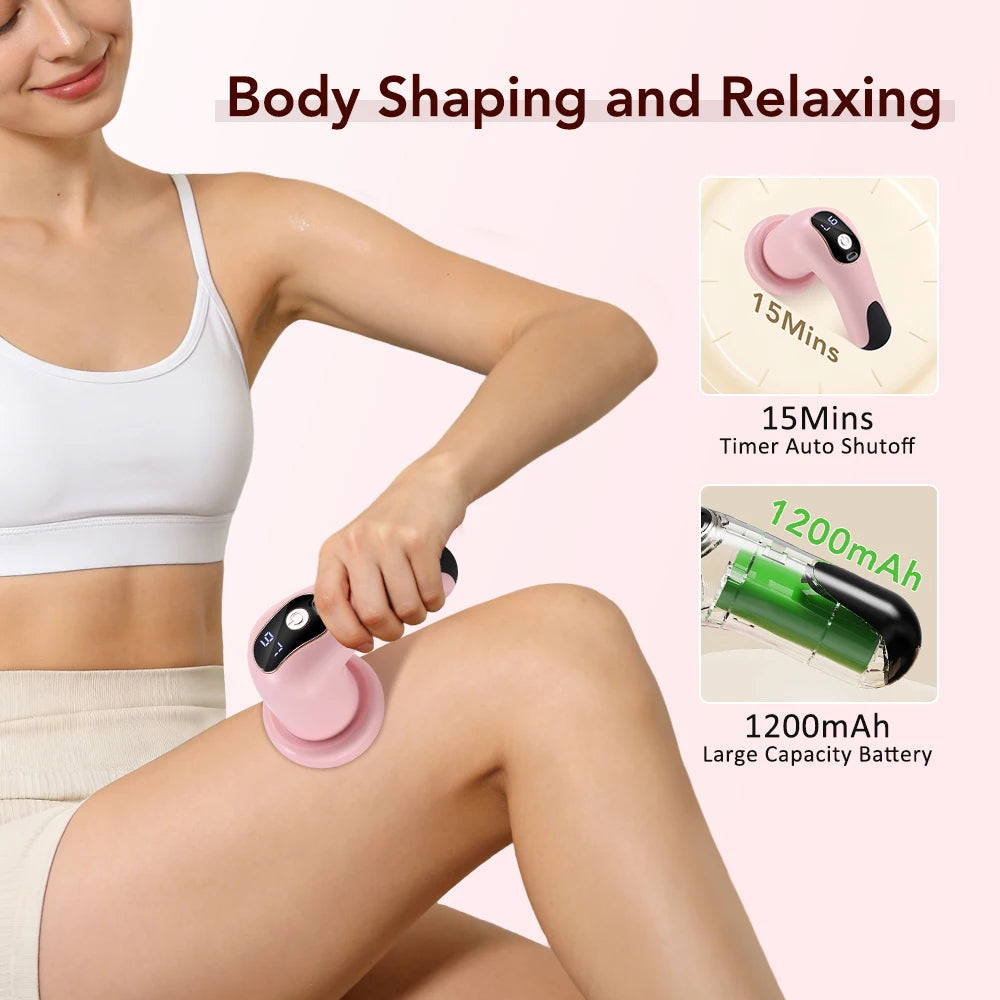 Electric Handheld Body Slimming and Anti-Cellulite Massage Device