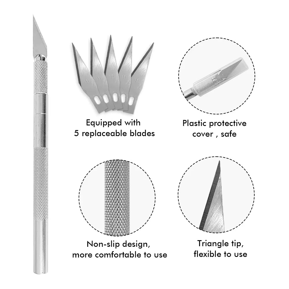 10 Piece Vinyl Wrap Tool Kit Car Window Tint and Film Application Set - 4