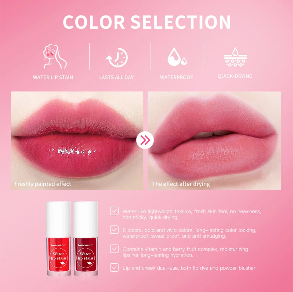 Waterproof Moisturizing Lip and Cheek Tint - 8