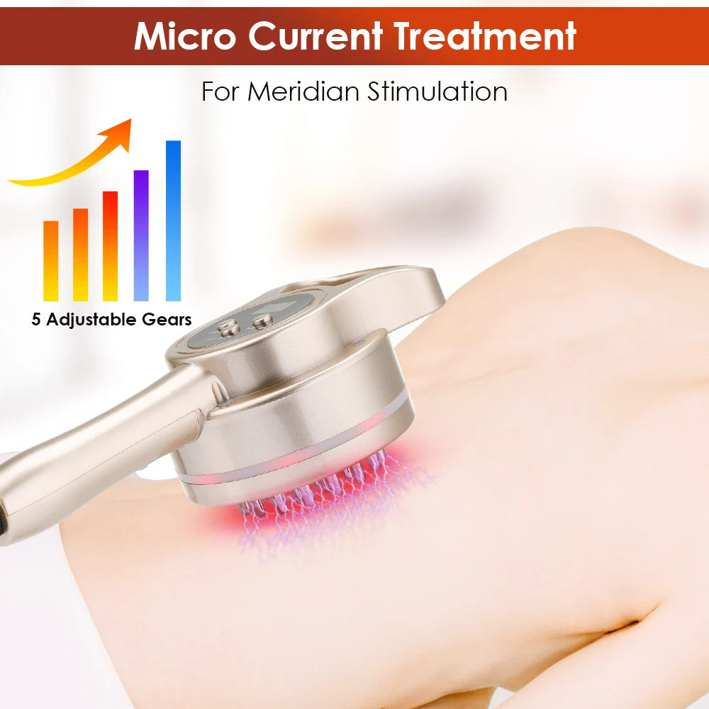 Electric Microcurrent Meridian Body Sculpting Massage Brush - 9