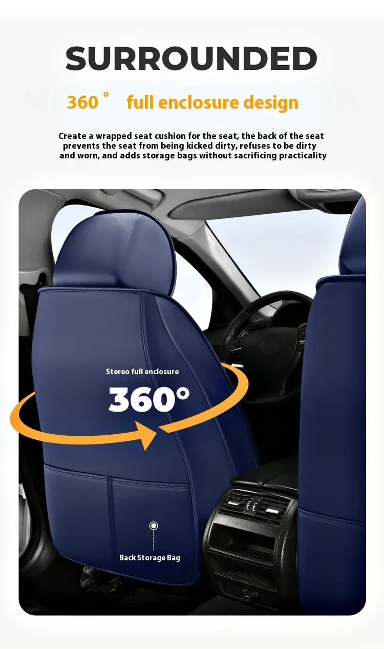 Universal Breathable Flax Car Seat Cover for All Seasons