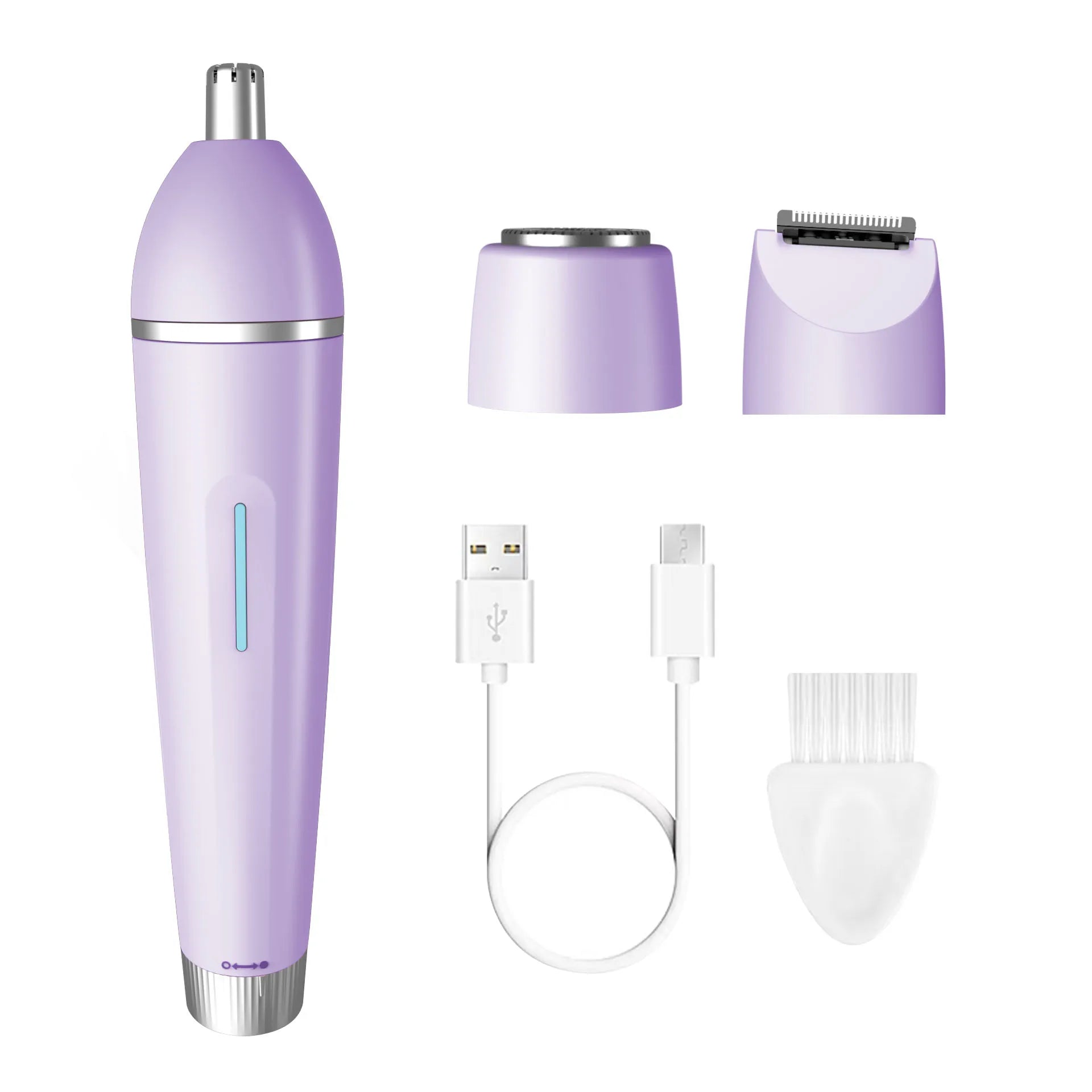 3-in-1 Waterproof Electric Shaver and Bikini Trimmer for Women - 19