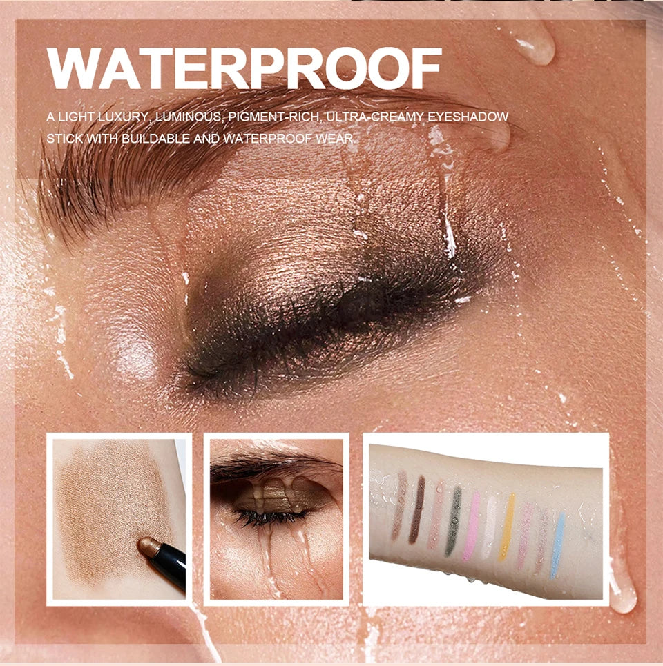Long-Lasting Waterproof Cream Eyeshadow Stick