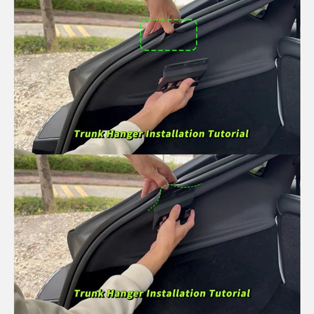 Rear Trunk Storage Hooks for Tesla Model Y Juniper - 2