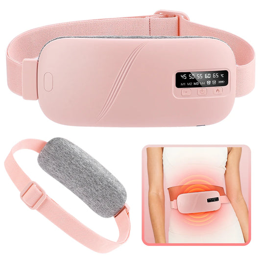 Cordless Menstrual Heating Pad with Vibration Massage