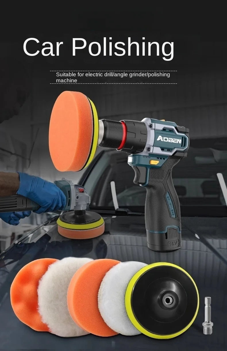 Car Polishing and Waxing Drill Attachment Kit - 6