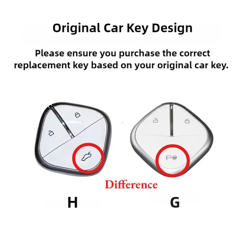 Protective TPU Car Remote Key Cover for 3-Button Smart Fobs