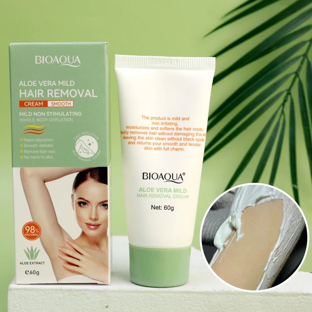 Painless Aloe Vera Hair Removal Cream for Full Body - 18