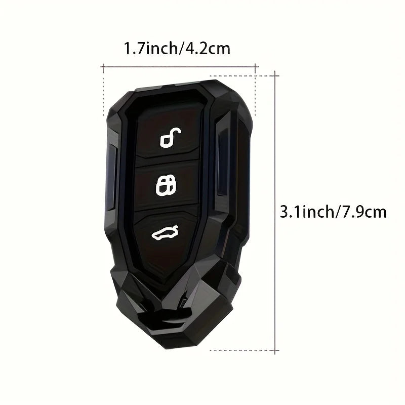 Protective Zinc Alloy Car Key Case Cover for Ford - 4